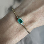 Bangle with Emerald