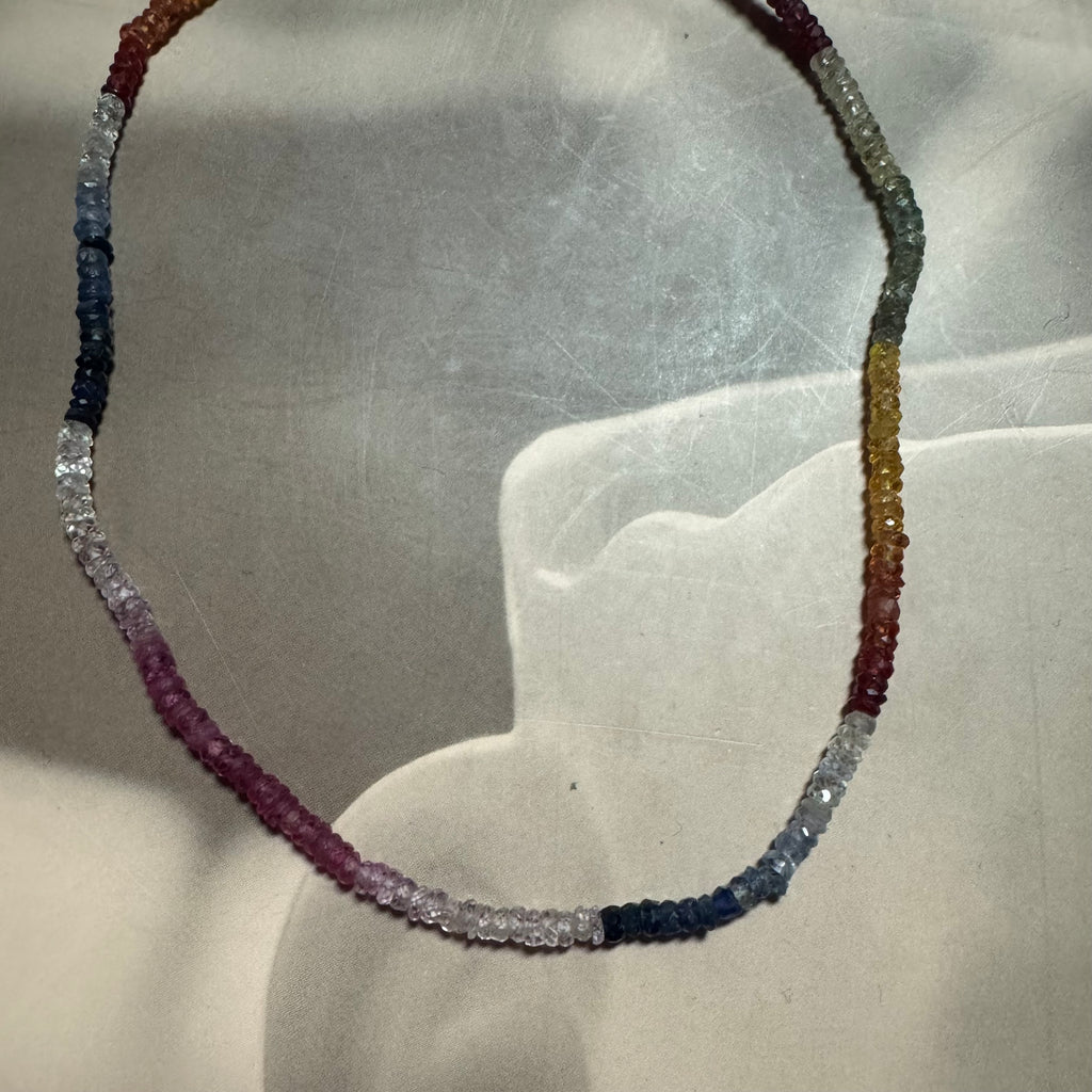 Rainbow Sapphire Necklace