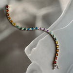 Oval Multi Sapphire Bracelet