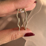 Wavy Hoops Small