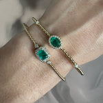 Bangle with Emerald