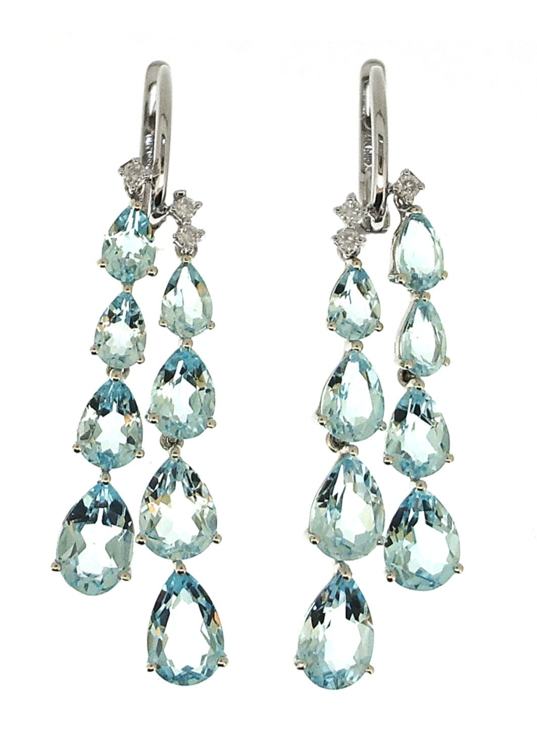 Aria Blue Topaz Earrings