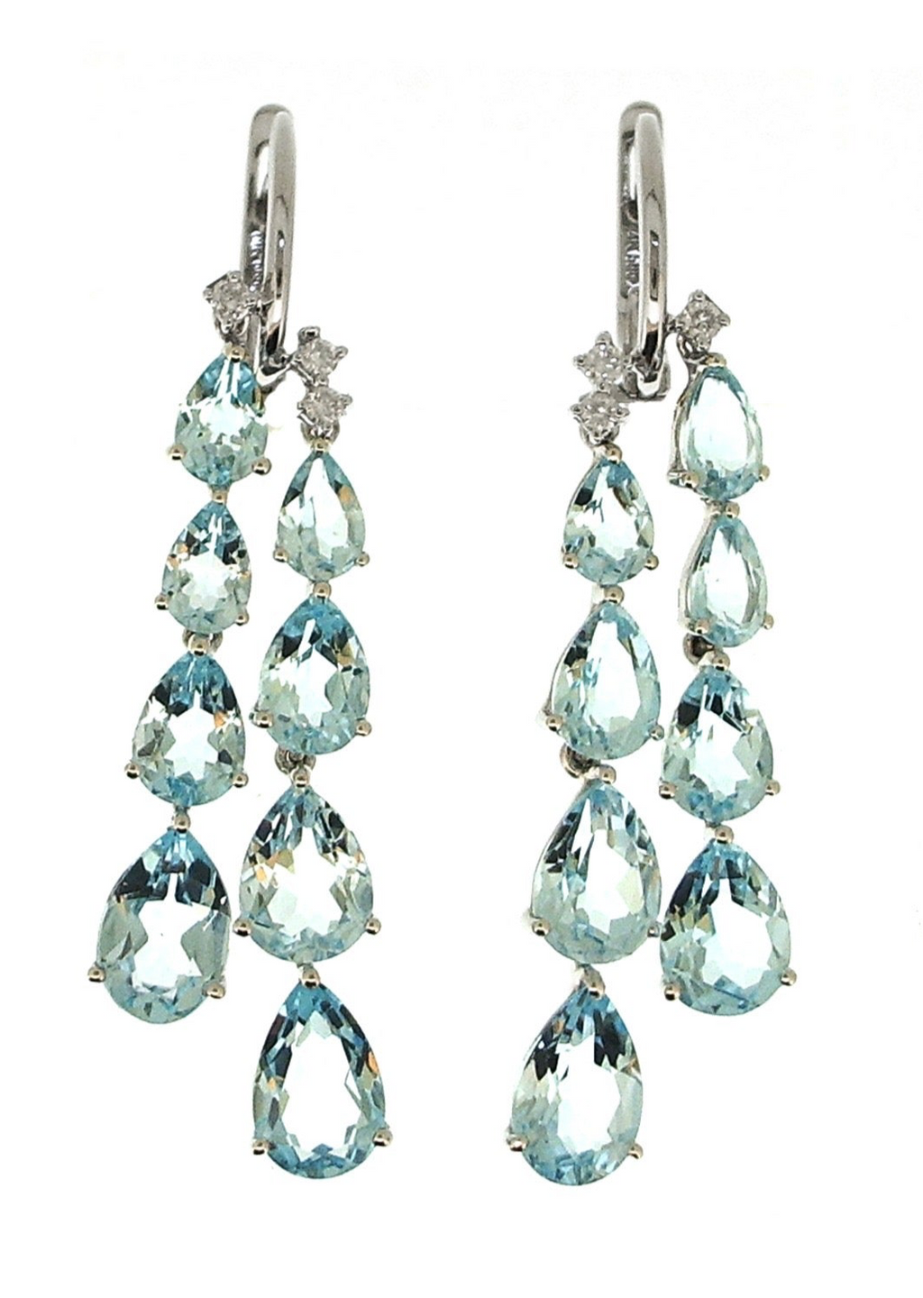 Aria Blue Topaz Earrings