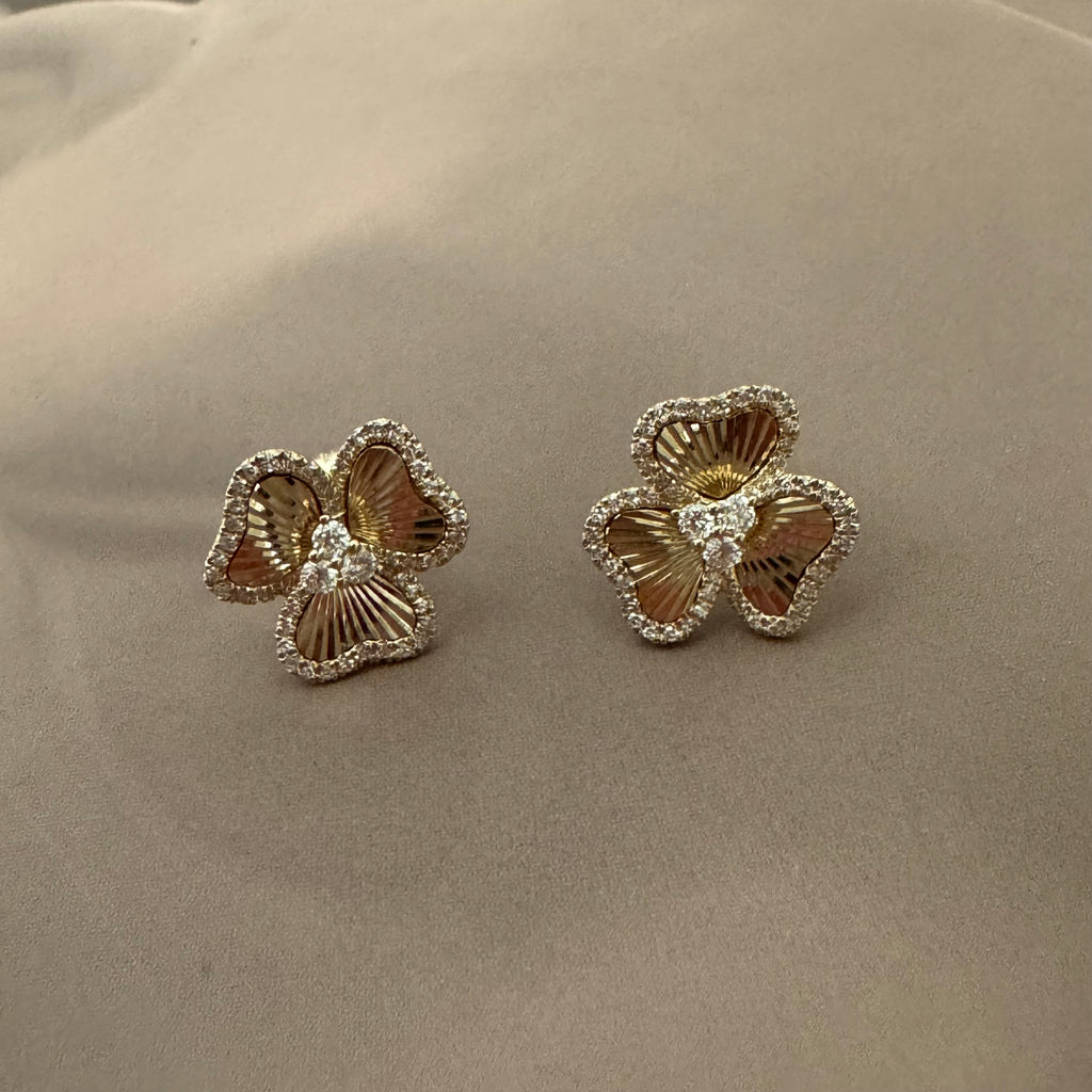 Flora Gold Earrings