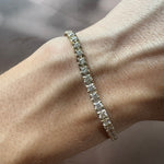 3 cts Tennis Bracelet in Yellow Gold