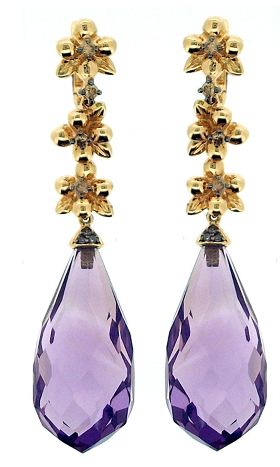 Daisy Amethyst Earrings