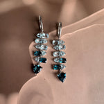 Mykonos Blue Topaz Earrings