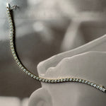 3 cts Tennis Bracelet in Yellow Gold