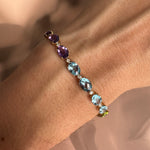Oval Rainbow Bracelet