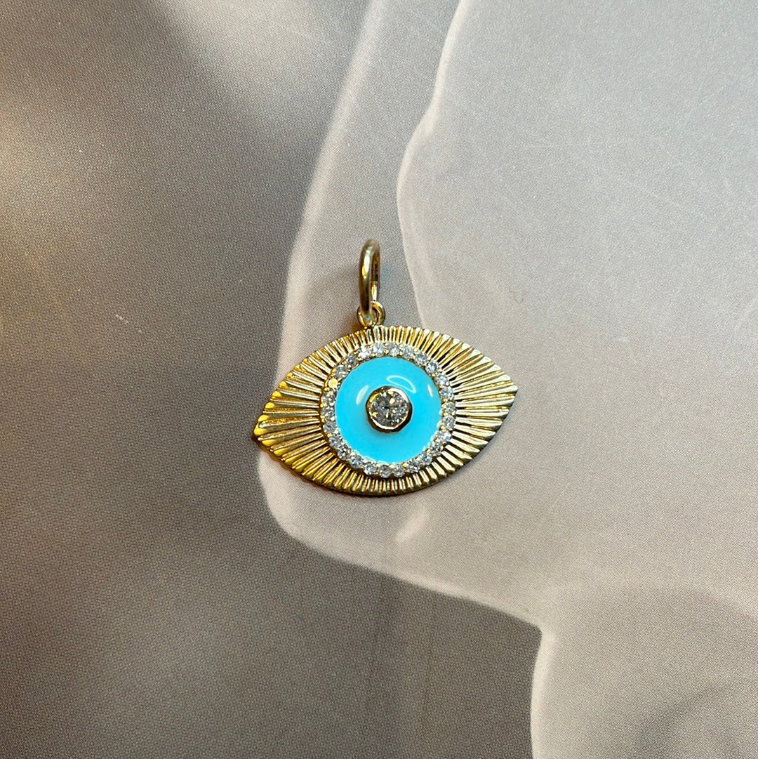 Enamel Evil Eye