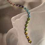 Oval Rainbow Bracelet