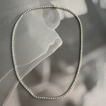 4.05 cts Diamond Tennis Necklace