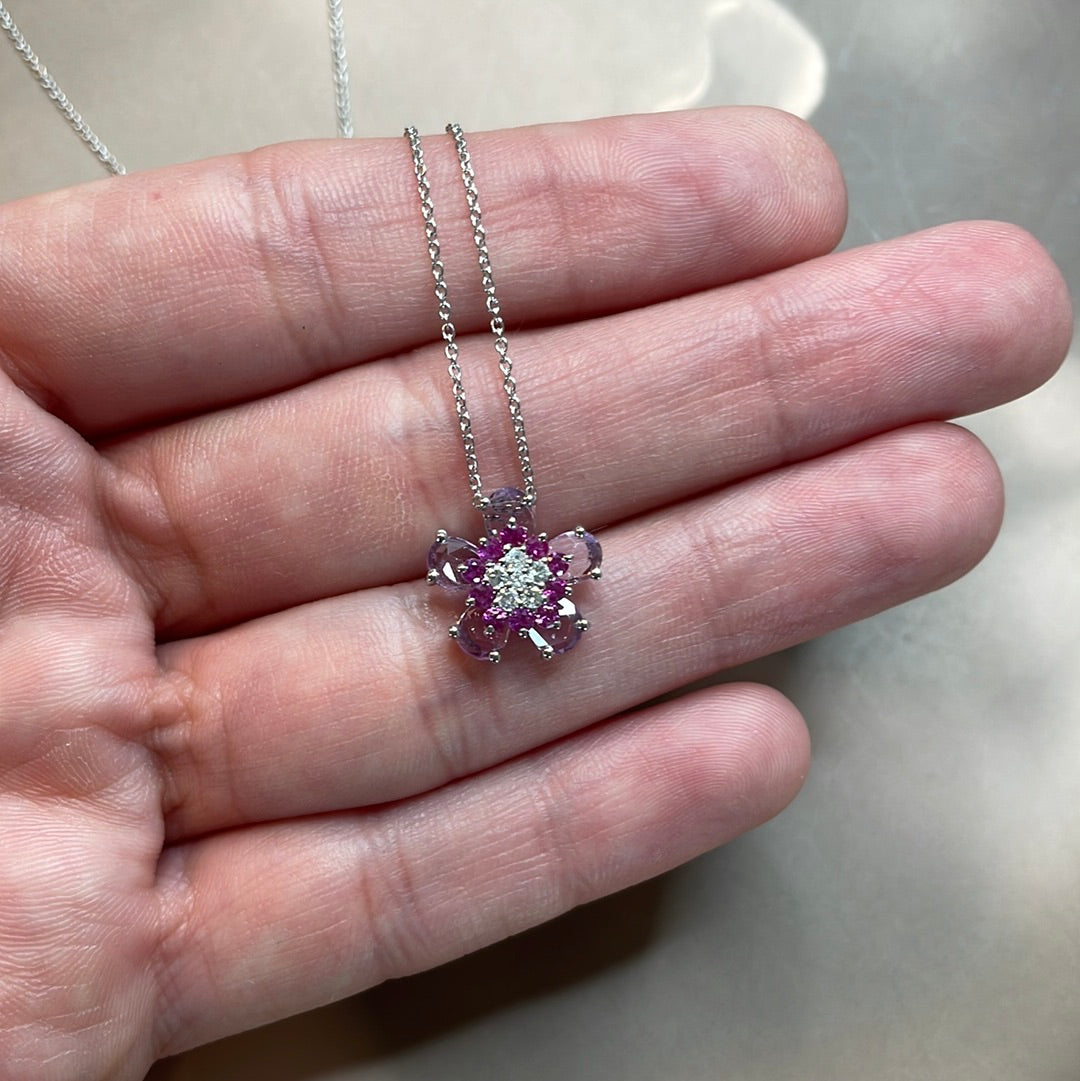 Flora Amethyst Necklace