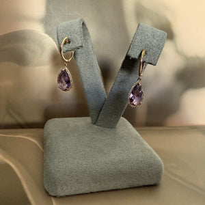 Amethyst Drop Earrings