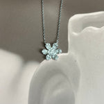 Flower Diamond Necklace