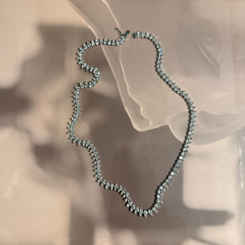 Shaker Tennis Necklace