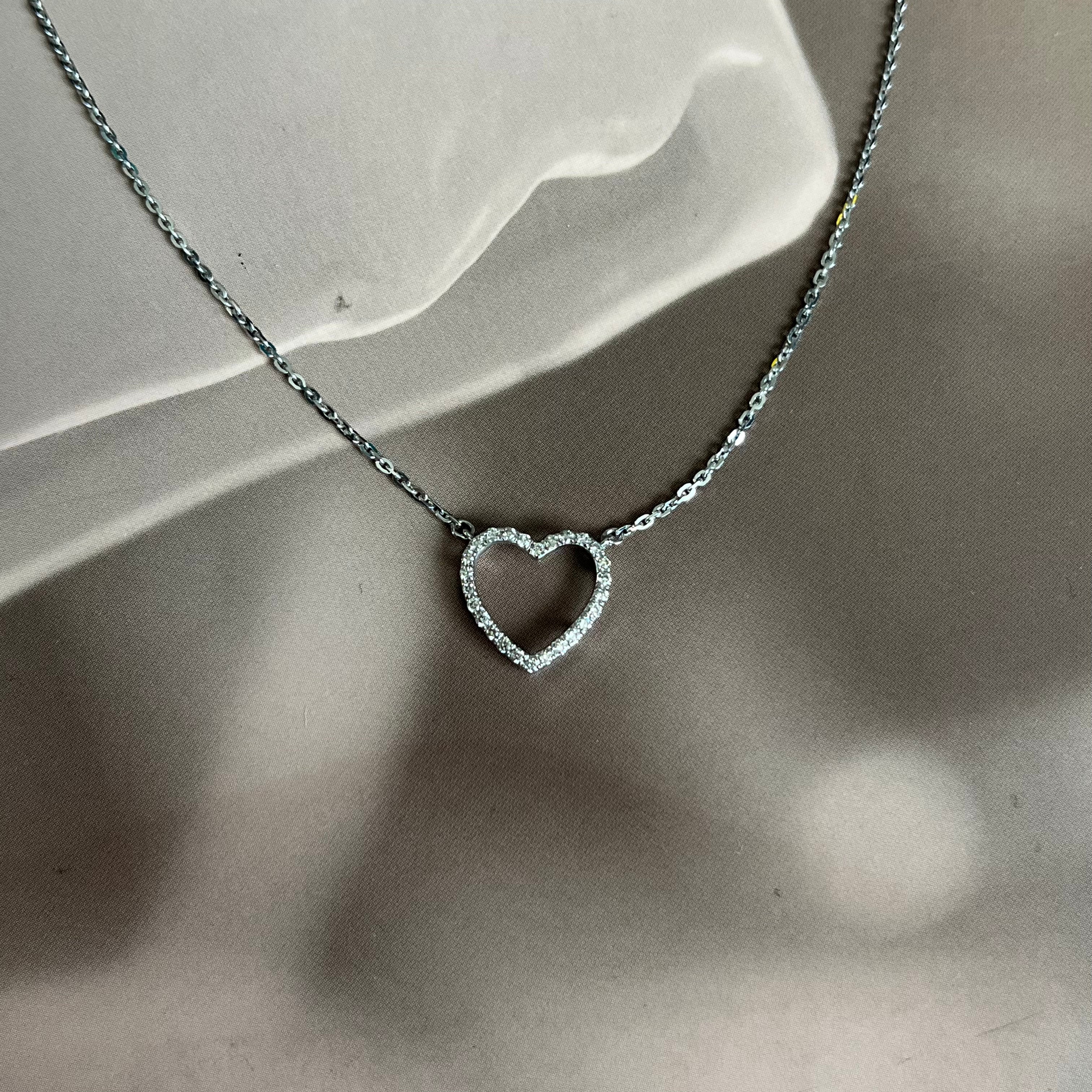 Open Heart Necklace