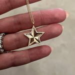 Flutted Star Necklace