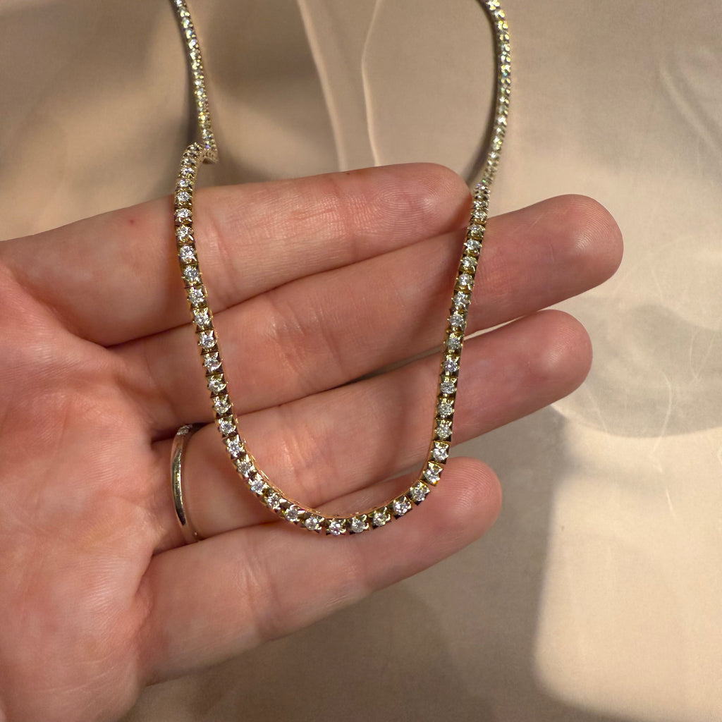 3 cts Diamond Tennis Necklace