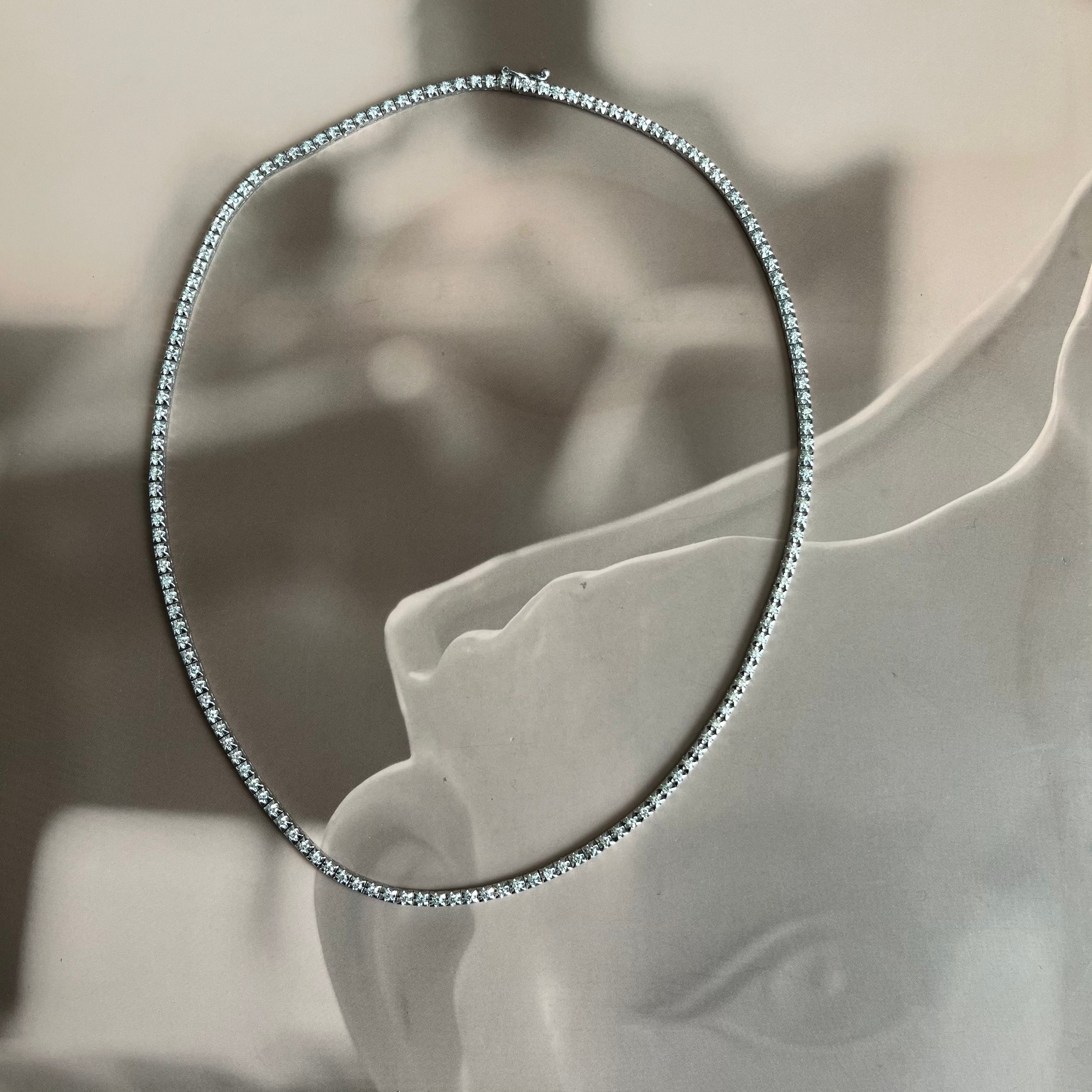 3 cts Diamond Tennis Necklace