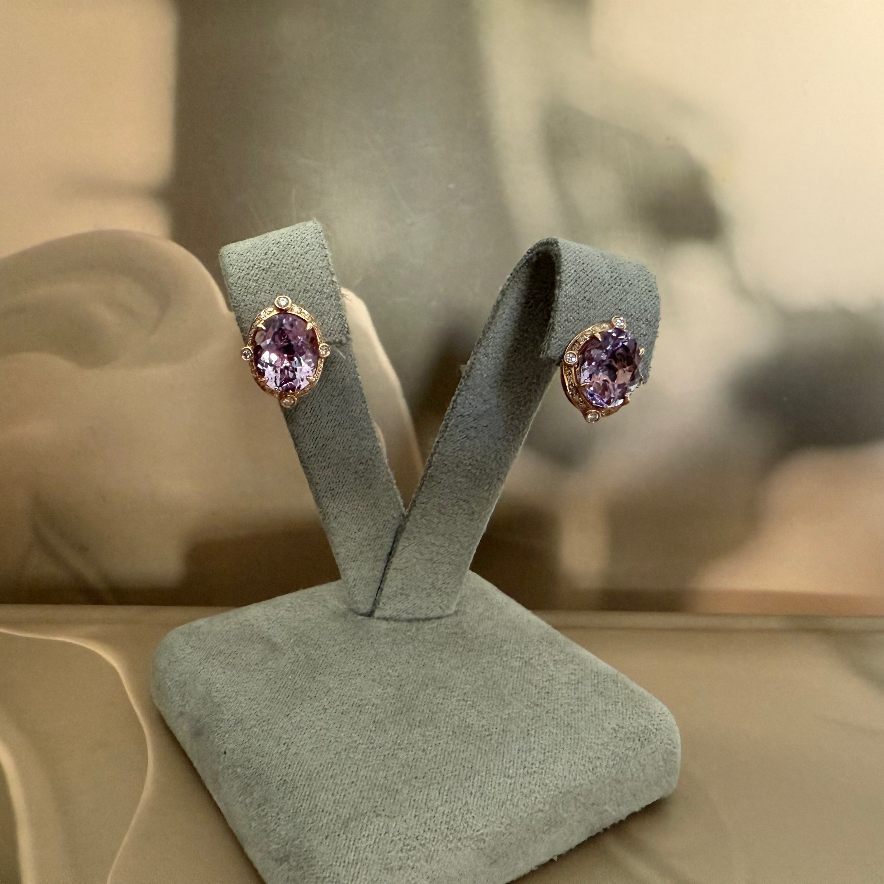 Amethyst Studs