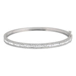 Diamond Baguette Bangle