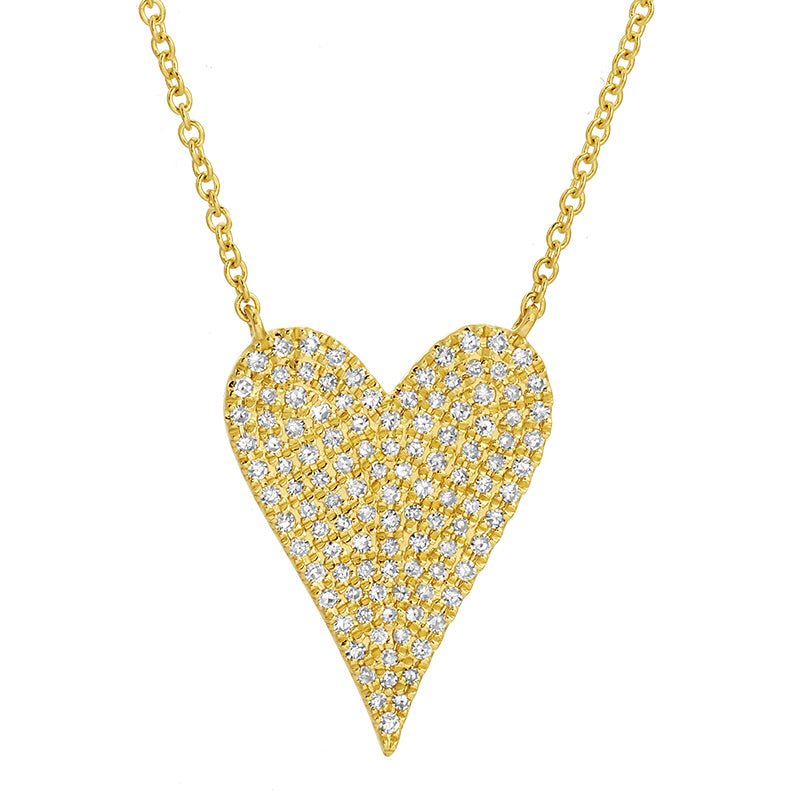 Long Heart Necklace