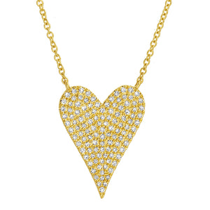 Long Heart Necklace