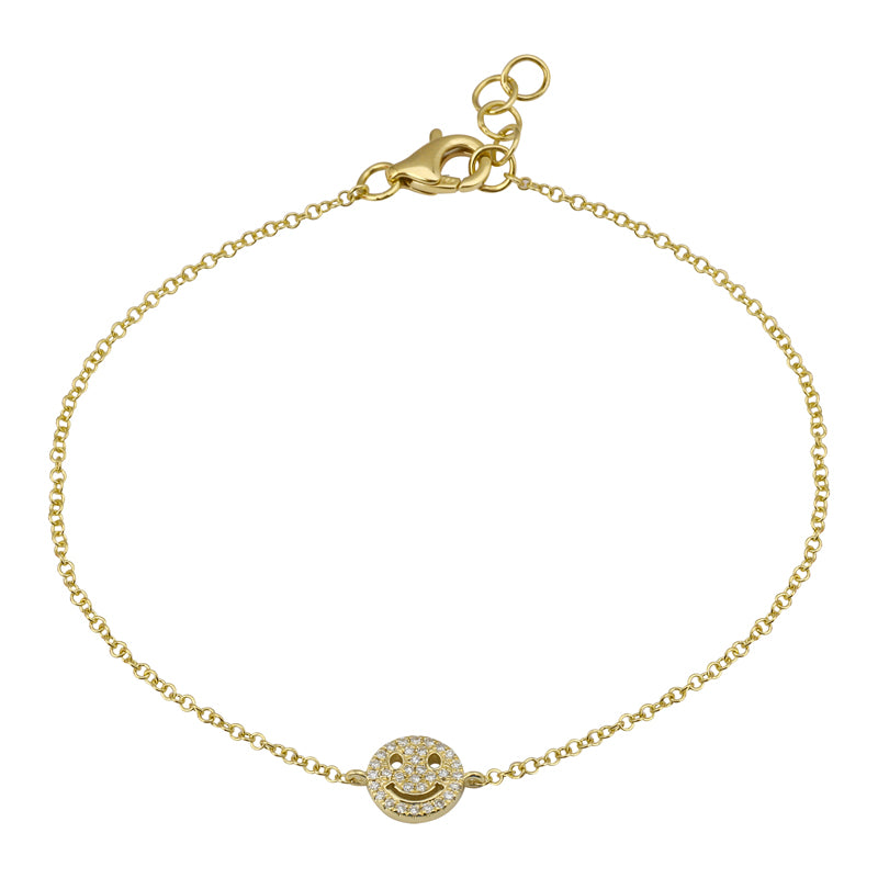 Smiley Bracelet with Diamonds