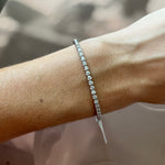 2 cts Tennis Bracelet in White Gold
