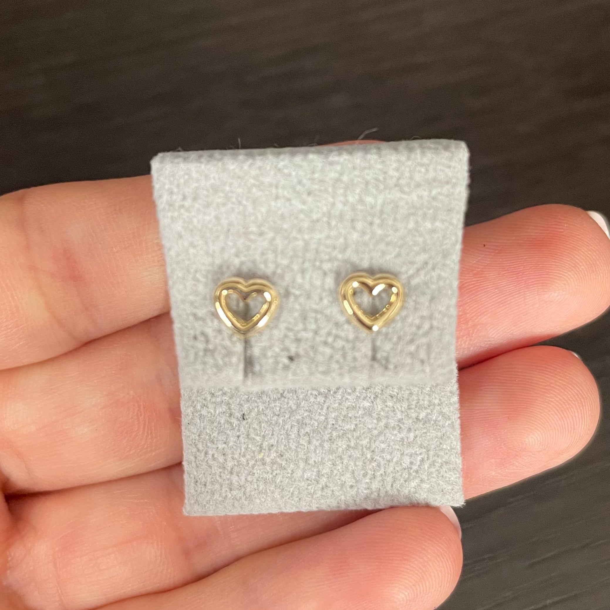 Heart Newborn Earrings