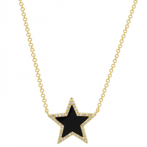 Sascha Onyx Star Necklace