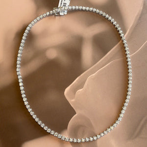 8.38 cts Diamond Tennis Necklace