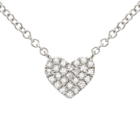 Mini Heart Diamond Necklace