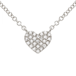 Mini Heart Diamond Necklace