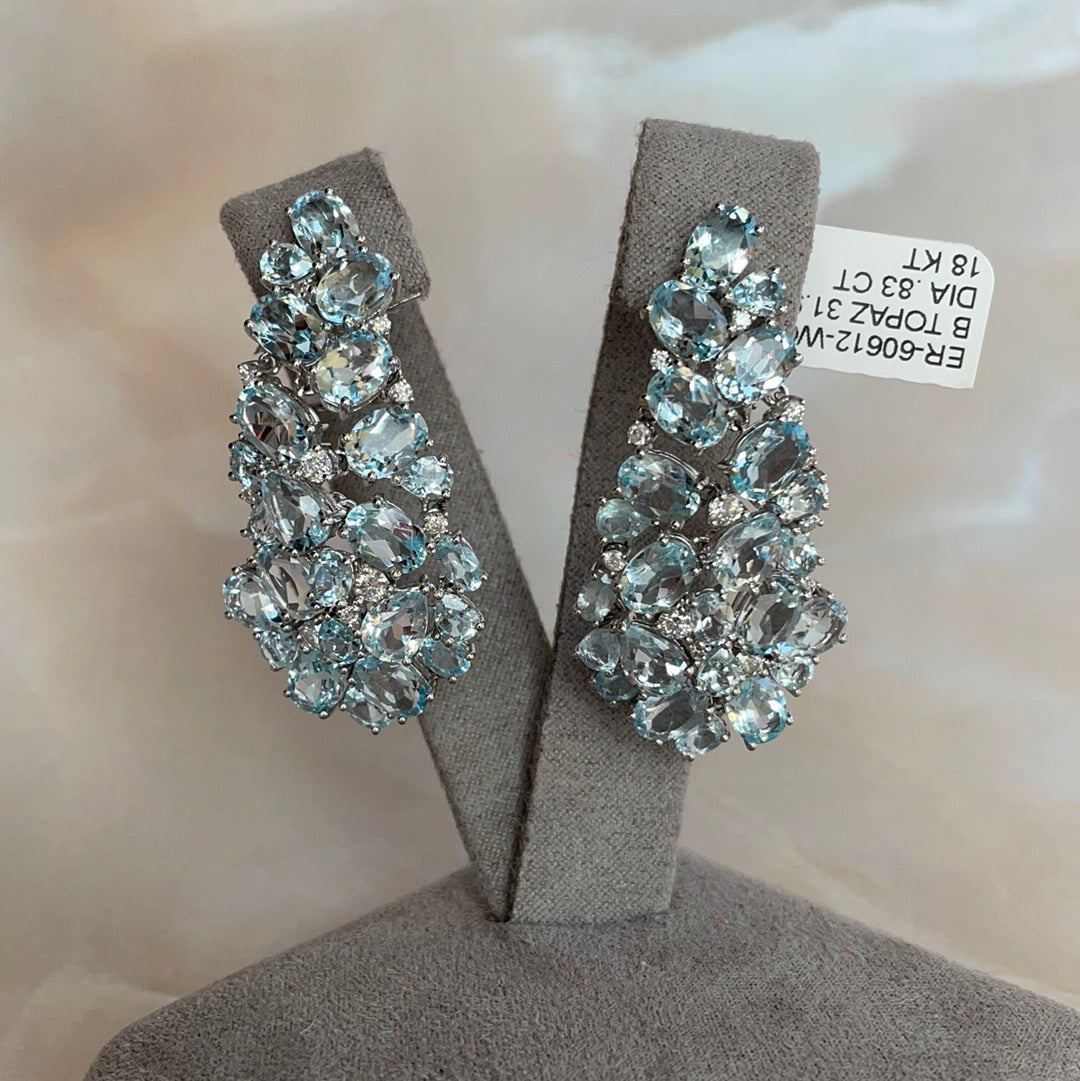 Stella Blue Topaz Earrings