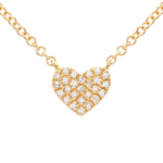 Mini Heart Diamond Necklace