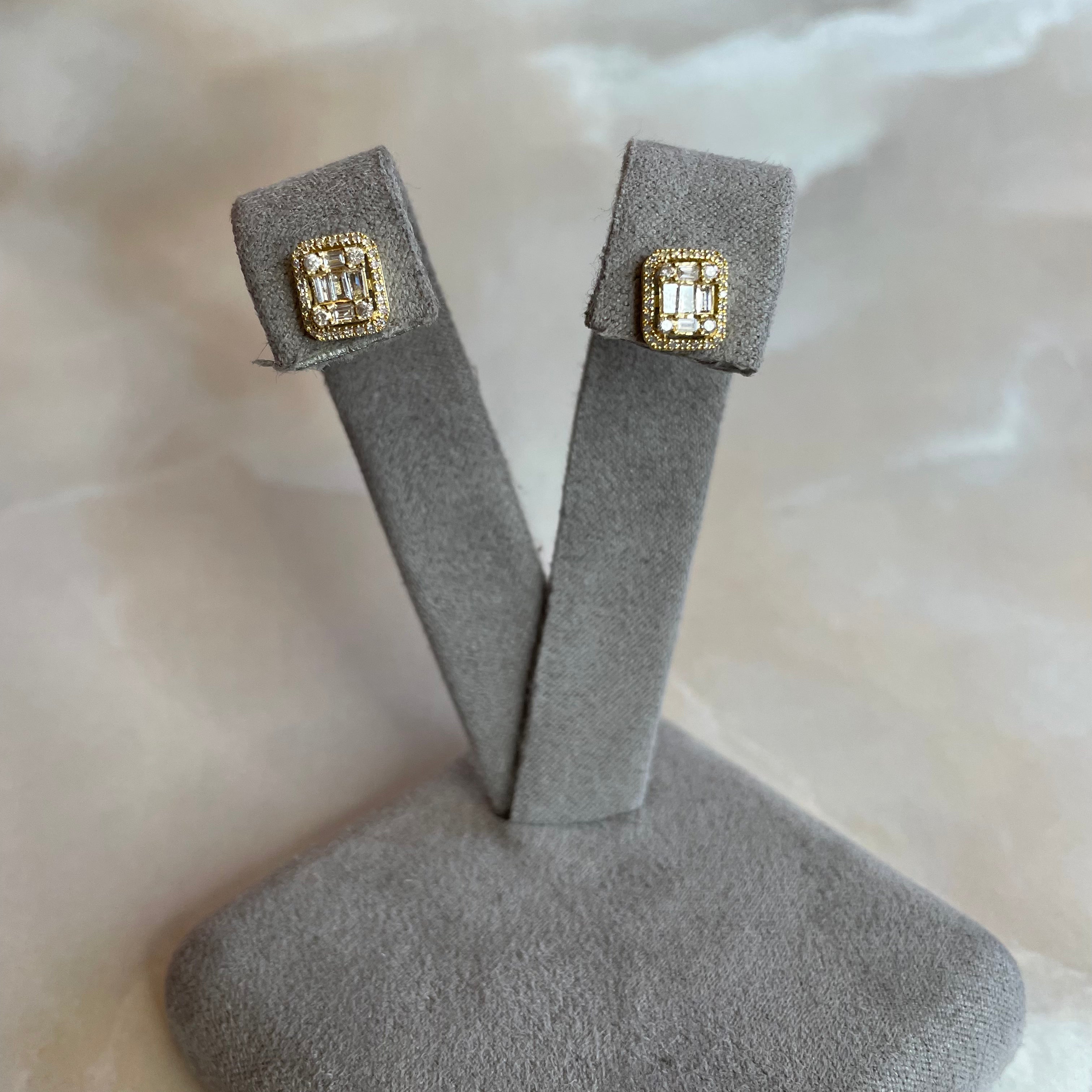 Petite Baguette Studs