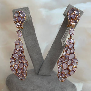 Marbella Pink Amethyst Earrings