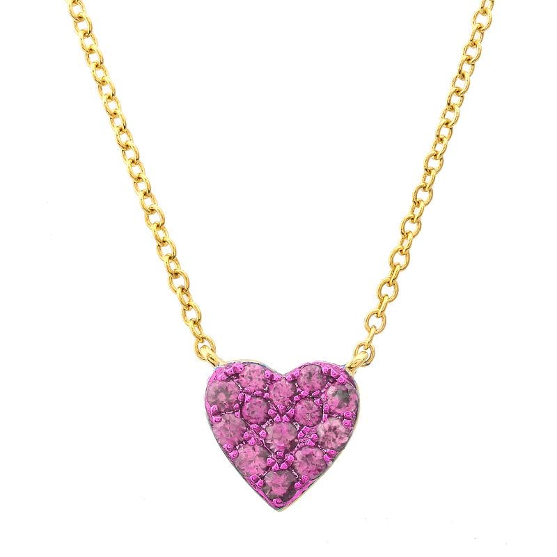 Pink Sapphire Heart