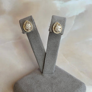 Drop Baguette Studs