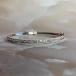 Romina Bangle in White Gold